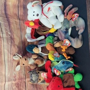 Lot of 1990's &  2000 Beanie Babies
